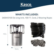 Kasco 3/4HP Lake & Pond De-icer, 240V, 100ft Power Cord