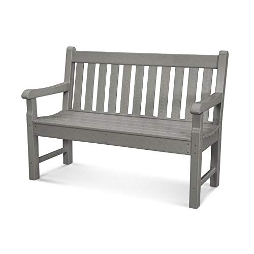 POLYWOOD® Rockford 48" Bench in Slate Grey