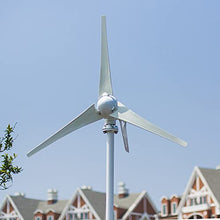 Free Energy Quiet 400W Wind Turbine Generator 24V for Residence Use Outdoor Power Tools (Color : 3 Blades Type Specification : Free Controller)