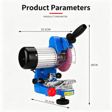 Opazua Electric Chainsaw Sharpener, 230w Chain Saw Grinder, 3000 RPM Speed, 145mm Abrasive Grinding Wheel, Adjustable Sharpening Angle, Chain Blade Grinding Tool for All Saw Chains