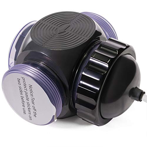9TRADING Salt Water Pool Chlorine Generator System Chlorinator Gray