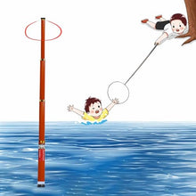 CHZDPP Retractable Swimming Rescue Pole, Swimming Pool Safety Hook with Luminous & Reflective, 177/216/ 256/394 inch Extended Marine Salvage Rods(394in/10m/32.8ft)