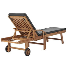 WANGKENSU Sun Loungers with Cushions 2 pcs,Outdoor Wood Lounge Chaise, Lounger for Pool,Beach Sun Tanning Chair,Outdoor Bed,Patio Deck Chair, Solid Teak Wood Red (Grey 76.8" x 23.4" (L x W))