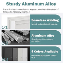 Exterior Crawl Space Access Door with Lock, Wall Celling Floor Soundproof Access Panel, Aluminum Frame Plumbing Cables Hole Cover Plate, Easy to Install(36x48in)