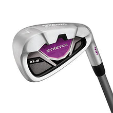 WILSON Women's Beginner Golf Set 9 Clubs with Cart Bag Left Hand Stretch XL White/Grey/Purple