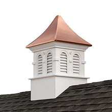 Good Directions Smithsonian Columbia Vinyl Cupola with Copper Roof 42" x 67