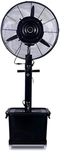 CUTPOIY Premium Misting Fan with Standalone Tank, Oscillating Misters for Outside Patio, Adjustable & Portable Standing Fan with 3 Cooling Speeds, 70CM