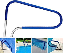 MSHOSAC Pool Safety Handrails Pool Handrails Swimming Pool Grab Rail with 4ft Blue Anti-uv Grip Cover 330lbspacity Pool Handrails Rustproof Pool Stair Railing Ergonomics Cur