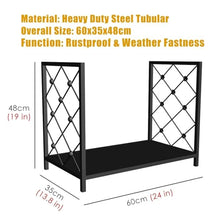 WXPWAMZ Firewood Rack for Fireplace Wood Storage, Wood Pile Rack for Indoor and Outdoor Log Storage, Log Box Rack