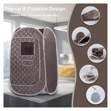 1000W 3L Portable Folding Personal Steam Sauna Tent Set Remote Control
