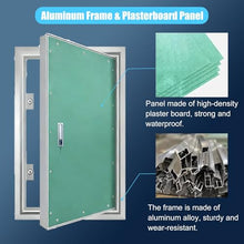 YLLFFLL 18x18 18x24 18x36 18x40 18x60 Paintable Inspection Hatch with Lockable Handle, Invisible Commercial Electrical Service Panel, Extra Large Access Door(18x62in/46x157cm)