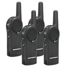 Motorola Solutions DLR1020 Two-Way Digital Business Radio 4-Pack Black