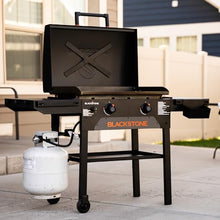 Blackstone Original Outdoor Griddle with Built-in Hood, Black, 28 Inch