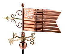 Good Directions 667P American Flag Weathervane, Polished Copper