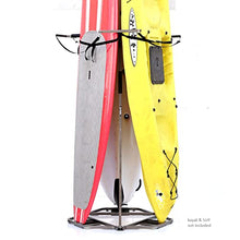 Glacik SPAREHAND Vertical Storage Rack for 3 Kayak/SUP Paddle Boards (G-760) Bronze
