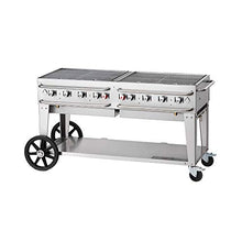 Crown Verity Pro Series 60'' Rental Mobile Grill - Bulk Propane Tanks Model