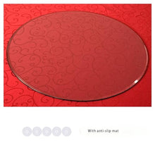 Pealihuy Kitchen Dining Table Top,Table Top Tempered Glass Round,Glass Table Top,for Dining Table, Coffee Table, and Garden Table,Tempered Glass Round(80cm(32 in))