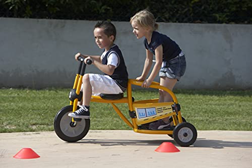 Italtrike Pilot School Bus Tricycle for Kids Yellow