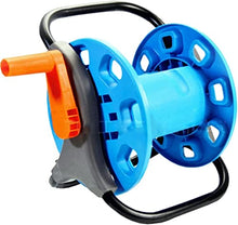 VIXARKO Outdoor Garden Hose Reel Garden Hose Reel Cart ，Portable Hose Cart Reel All-in-one Quick Storage Water Pipe Trolley Especially Stable, Convenient in Garden and Outdoor(Black,29x26.5x31 cm)