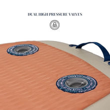 ISLE Surf and SUP Megalodon Inflatable Paddle Board Bundle 15' Seafoam/Peach