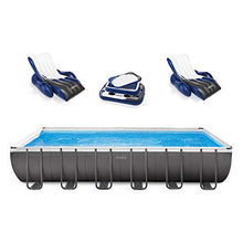 Intex Rectangular Ultra Frame Pool Set 24'x12'x52' Gray