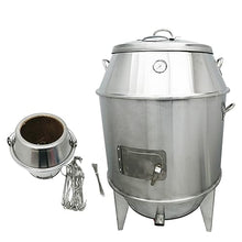 LGXEnzhuo Charcoal Roast Duck Oven 31.5x53inches Commercial Stainless Steel Roast Turkey Grill Beijing Duck Roasting Machine with Hooks for Chicken Pig Turkey Lamb BBQ