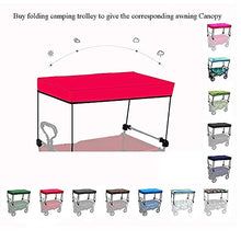 Trolleys, Folding Garden Trolley Cart Heavy Duty Wagon for Outdoor Camping Picnic Fishing Multifunction Shopping Cart with Table Board, Load:80Kg/Army Green