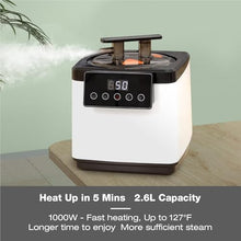 POGHDBXA Sauna Accessories, 5pcs Sauna Heater, Home Sweat Fumigation Machine Intelligent Voice, Foot Bath, Pot, Full Body Room for, Hotel, SPA
