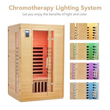 GarveeLife 2024 Upgrade 2 Person Infrared Sauna Wood