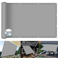 Sun Shade Sail 5x5m Large Rectangle 98% UV Block Waterproof Polyester with Free Rope for Garden Backyard Patio Light Grey