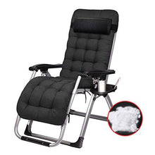 Folding Sun Lounger, Folding Deck Chair, Reclining Garden Chair, Beach Chair, Zero Gravity Chair, Super Wide 65 CM, Beach Patio Chair (4)