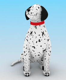 9.8FT Giant Inflatable Dalmatian Dog with Blower, Spotted Dog Decoration