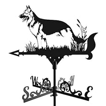 Weather Vane Steel Weather Vane Scene Weathervane Professional Measuring Tools Patio Yard Wind Direction (Color : 1) (4)