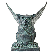 Design Toscano Winged Gargoyle of Naples Garden Statue Two Tone Bronze & Verdigris