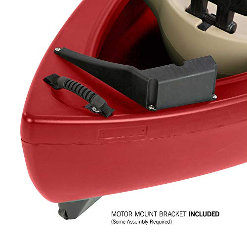 Lifetime Kodiak Canoe with 2 Paddles Red 13'