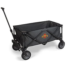 PICNIC TIME NCAA Iowa State Cyclones Adventure Wagon Folding Wagon - Wagon Cart - Sport Utility Wagon - Beach Wagon Collapsible, (Dark Gray)