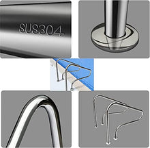 BSNANCA Pool Handrail Pool Handrails Pool Rail 304 Stainless Steel Pool Railing for Inground Pool Pool Handrail Pool Safety Handrails, Swimming Pool Stair Railp Cover 4Ft
