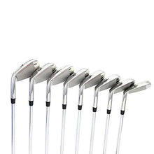 Majek K6 Iron Set +2 inch Over XL Big & Tall Men's 8-Piece Set Right Handed Steel Shaft Regular Flex Black