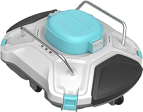 KANGJIEM Cordless Robotic Pool Cleaner, Automatic Pool Vacuum with Powerful Suction, Last 90 Mins, Self-Parking, Ideal for Above/In-Ground Flat Pools up to 40 Fee