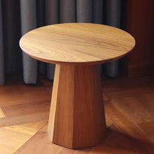 Chicken Couch End Table Wooden Sofa Side Table Solid Wood Small Round Table Coffee Table Balcony Living Room Corner Tables for Living Room