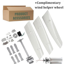 ZSFHJZC 6000W/8000W/10000W/12000W/15000W Wind Turbine Generator,12V 24V 48V with 3 Blades Wind Vertical Turbine Generator Permanent Magnet Generator Wind Turbine Kit for Hybrid Wind Solar,15000W-12V