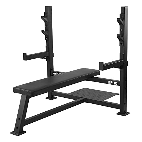 Valor Fitness Olympic Weight Bench Black
