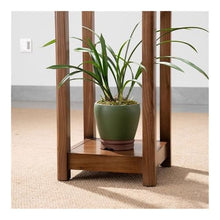 LUYOUBOZHU Vase Stand Wooden Plant Stand Flower Display Holder for Indoor Balcony and Garden Use