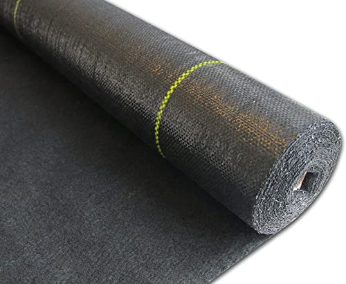Farm Plastic Supply - Woven Driveway Fabric 5oz - 6' x 250' - Commercial Landscape Fabric, Drainage Underlayment, Under Gravel
