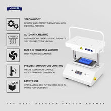 VACUCU3D A3 Desktop Vacuum Forming Machine for Prototyping and Molds
