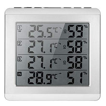 HBJWOV LCD Digital Indoor and Outdoor Thermometer Hygrometer with 3 Transmitter