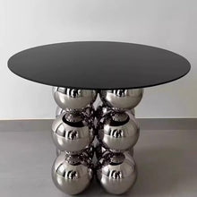 Rygcrud Round Tempered Glass Table Top - 11mm Thick, Beveled Polished Edges, Side Table Countertop for Restaurant, Home Office Desk, Tile Table(100 cm)