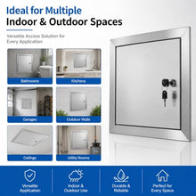 Lockable Stainless Steel Metal Universal Access Door, Outdoor Kitchen