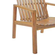 Christopher Knight Home Mabel Outdoor Acacia Wood Lounge Chairs with Arms, Solid Patio Chairs Set of 2 with Slatted Back & Curved Seat, Modern Wooden Outdoor Chairs for Patio Deck Balcony, Teak
