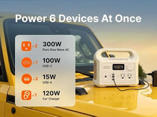 Jackery Portable Power Station Explorer 300 Dune White, 292Wh